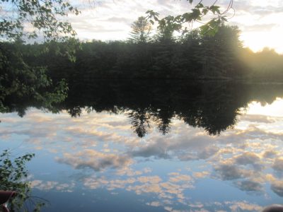 water reflection