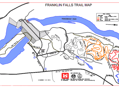 franklin falls dam trail map